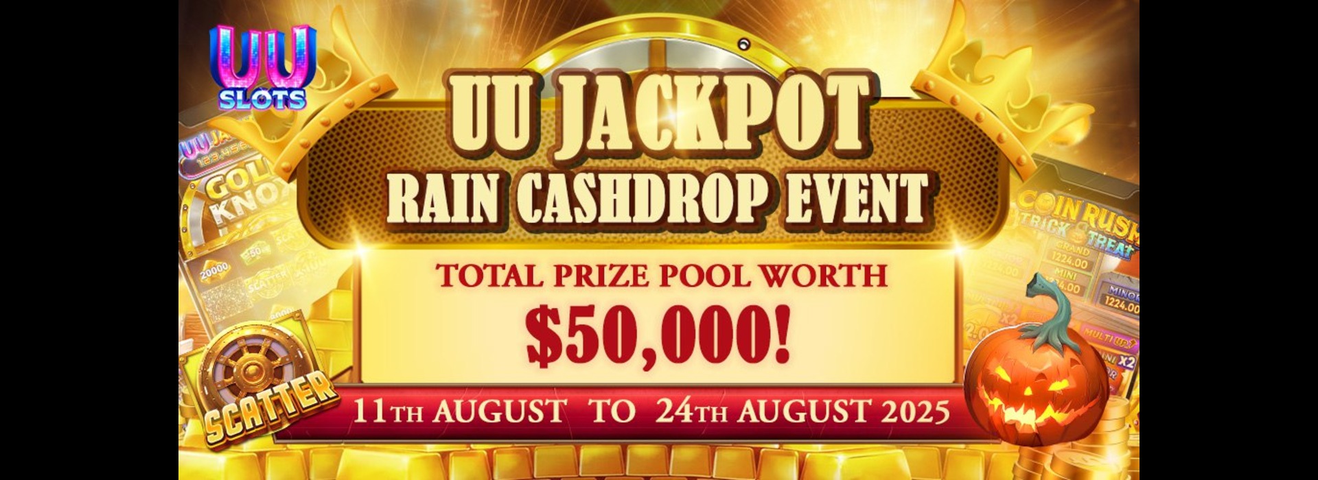 UU Jackpot Rain Cashdrop Event - AUD